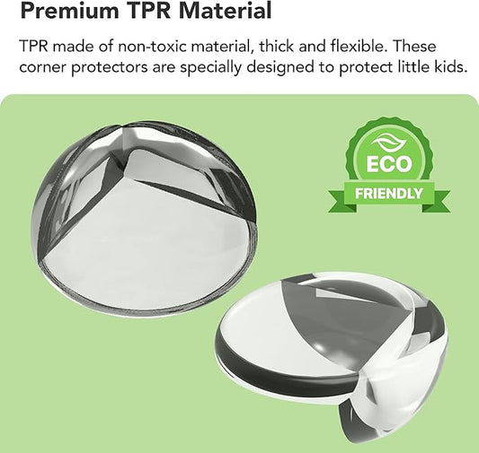 Corner Protector Baby Proof, BPA-Free, Table Corner Protectors for Furniture, Clear Corner Covers Baby Safety, Baby Corner Protector Guards, (12 Pack)