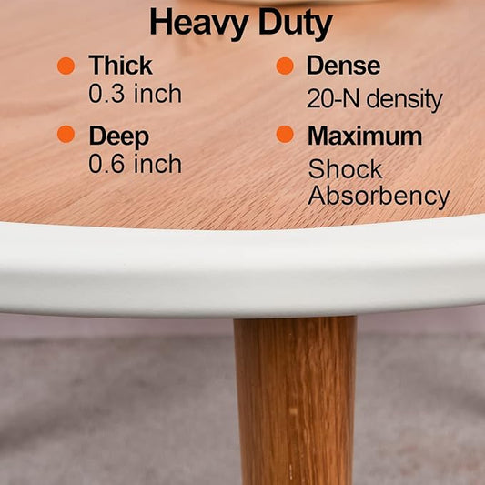 Baby Proofing Edge and Corner Guards, (20ft Edge + 8 Corners) Safety Furniture Bumper, Baby Corner Protector for Fireplace, Table, Stair, Cabinet, 3M Adhesive, White