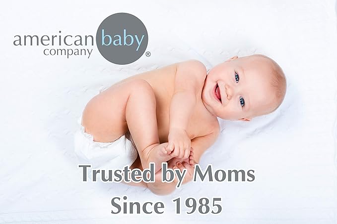 American Baby Company 2 Pack Waterproof Fitted Pack and Play Mattress Protector 39" x 27" - Quilted, Noiseless, Soft & Breathable Playpen and Pack n Play Mattress Cover