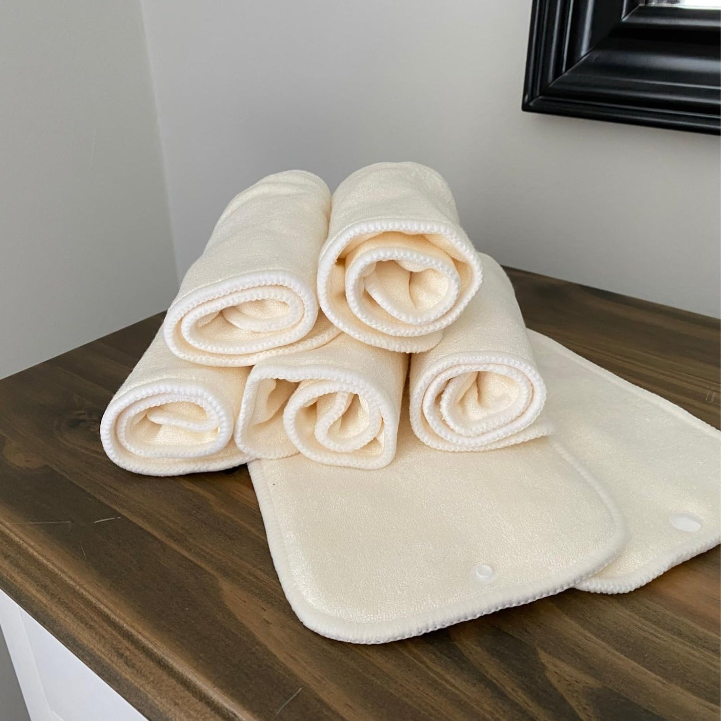Diaper Liners for Cloth Diapers, 100 Disposable Sheets Per Roll, Made of Soft Material, by Nora's Nursery