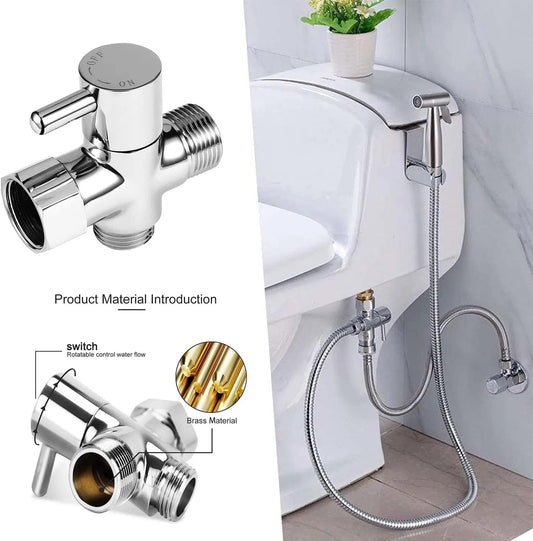 Bidet Sprayer for Toilet,Handheld Bidet Spraye,Cloth Diaper Sprayer Water Kit,Bathroom Hand Held Bidet Shower for Self Cleaning,Stainless Steel and Easy to Install