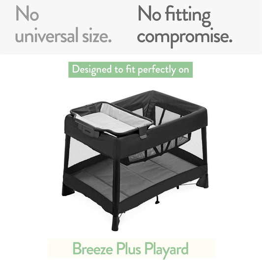 Pack and Play Sheets Fitted – Compatible with Graco Pack n Play Playard Crib and Other 27 x 39 Inch Playpen Mattress – Snuggly Soft 100% Jersey Cotton – Dusty Blue + Navy – 2 Pack