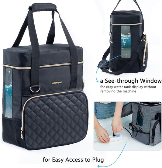 SFYBYHEART Carrying Case Compatible with Baby Brezza Formula Pro Advanced Formula Dispenser Machine Carrying Bag - Baby Formula Mixer Travel Bag with Pockets for Baby Essential, Pumps, Baby Bottles