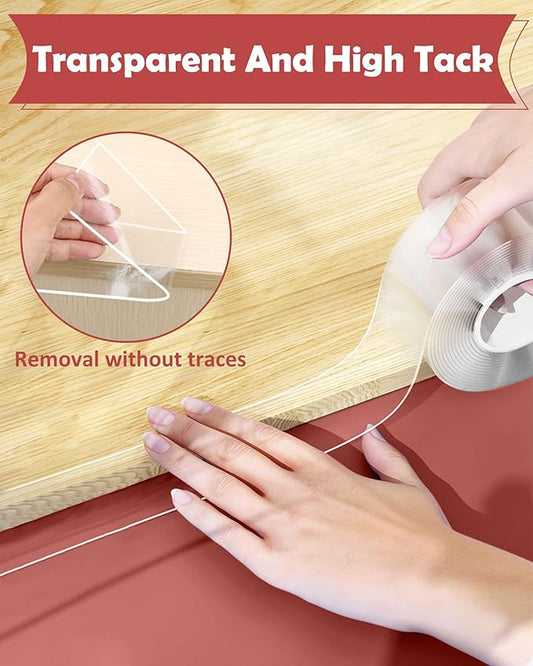 Baby Proofing, Clear Edge Protector Strip, Soft Corner Protectors for Kids, Baby Child Safety Tables Corner Guards for Furniture Against Sharp Corners for Cabinets, Tables, Drawers 32.8ft