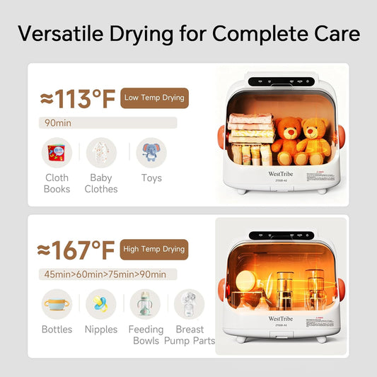 Baby Bottle Sterilizer and Dryer – UV Sterilizer 20L Large Capacity, Hot Air Drying, UV Sanitizer Box, No Need to Clean Regularly.UV Light Sanitizer Box .Sanitizer Machine.