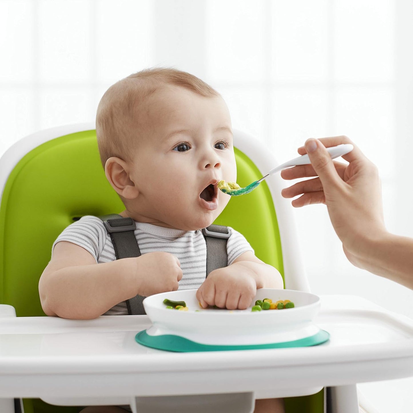 OXO Tot Stick and Stay Suction Plate - Blossom