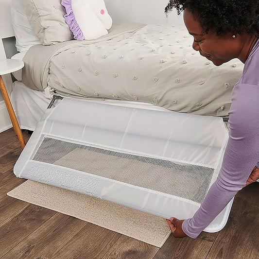 Regalo Safety Swing Down Bed Rail Guard for Toddlers, 43" Bed Safety Rail with Patented Gap Guard, Toddler Bed Rail Fits Twin, Full & Queen Beds, Guard Rail for Kids Bed, American Designed & Owned