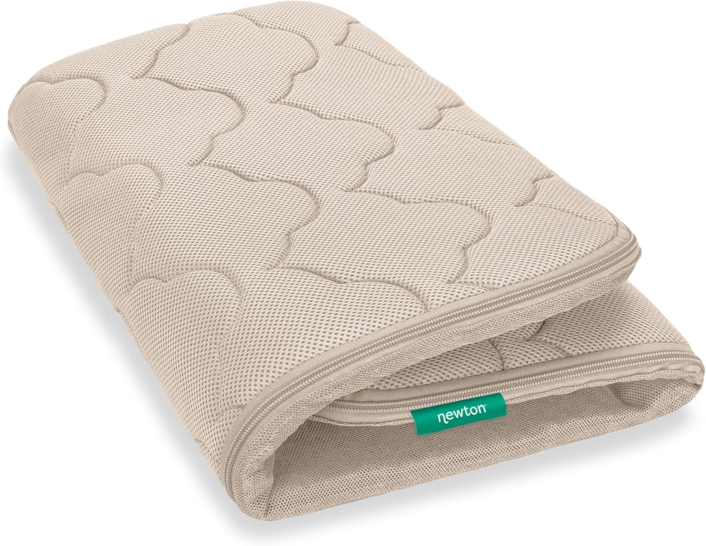 Newton Baby Extra Bassinet Cover, Breathable Safety, Removable Dual-Layer Cover, Completely Washable, Non-Toxic Cotton, Sandstone (Cover ONLY) Compatible ONLY with Newton BASSINETS