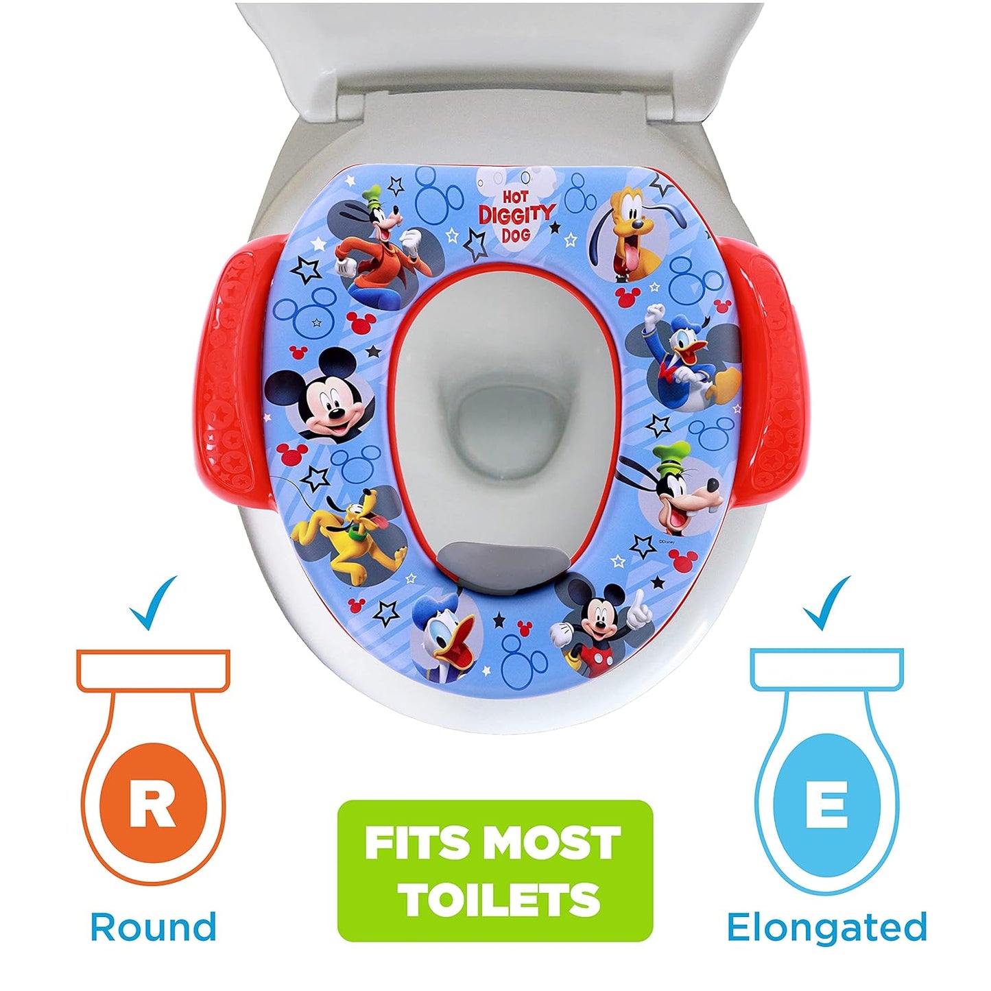 Disney Mickey Mouse "Hot Diggity Dog" Soft Potty Seat