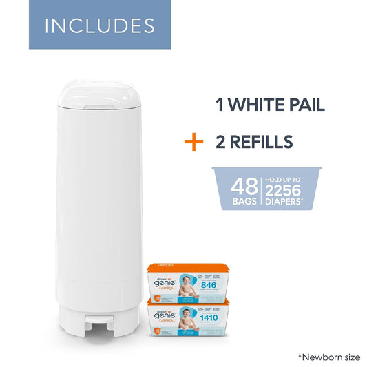 Signature Pail Gift Set with 2 Easy Roll Refills, 48 bags