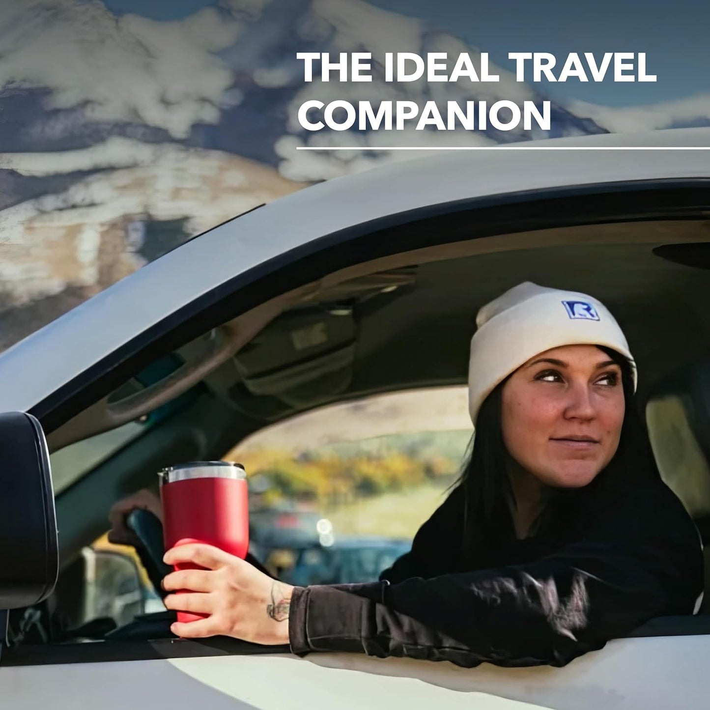 20 oz Insulated Tumbler Stainless Steel Coffee Travel Mug with Lid, Spill Proof, Hot Beverage and Cold, Portable Thermal Cup for Car, Camping
