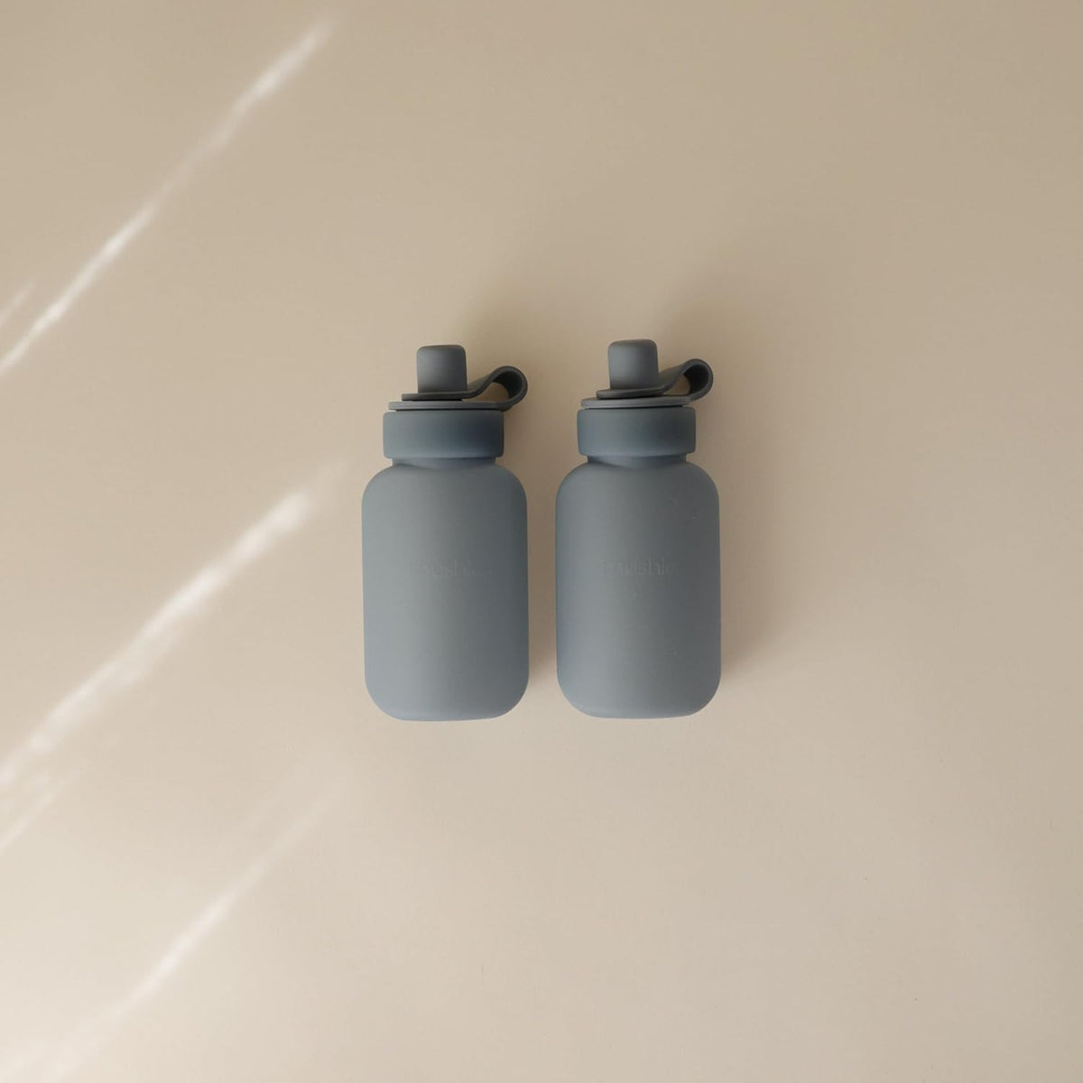 Silicone Puree Pouch 2-Pack | 5 oz Reusable Baby Food Pouches (Cambridge Blue)