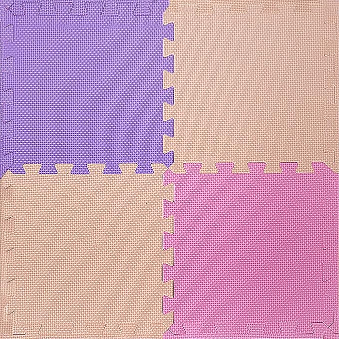MioTetto Baby Play Mat, Soft Foam Floor Tiles for Kids. Adjustable Interlocking Foam Tiles, Fits with 50x50 Playpen Baby mat for Crawling & Development, Safe & Non-Toxic Playmat for Babies 6-12 Months