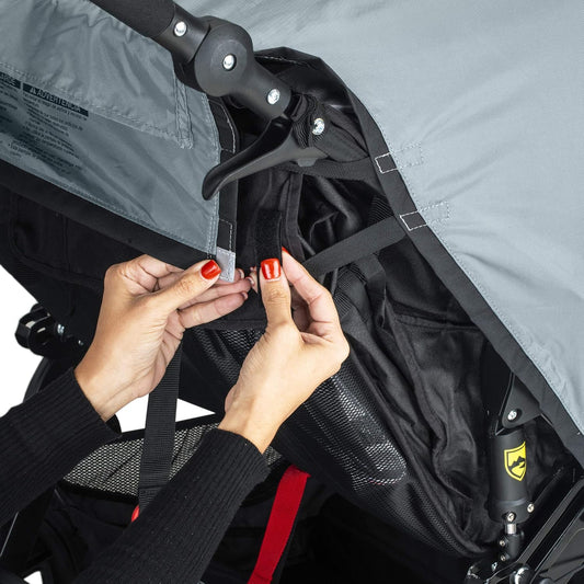 BOB Gear Duallie Swivel Wheel Stroller Weather Shield | Water and Wind Resistant + Ventilated + Easy Install