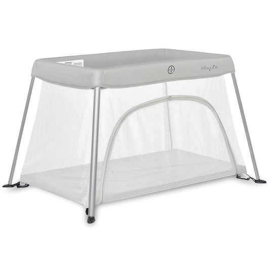 Travel Light Playard, Zipper Access Door, Travel Bag, Grey