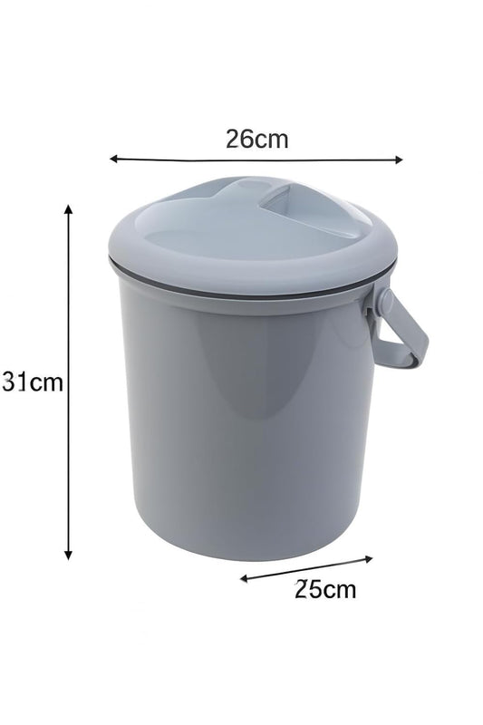 Nappy Pail, 10l, 0+ Months, Bella Bambina, Stone-Grey, 20021 0286