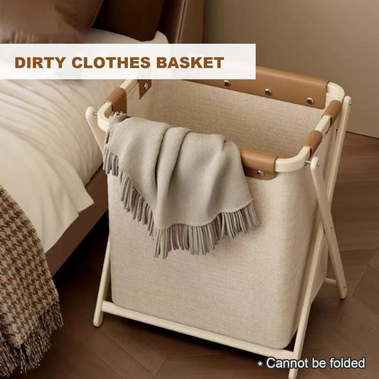 Laundry Hampers, Dirty Clothes Basket, Removable Liner, X Metal Bracket, Blanket Basket for Laundry Room, Bedroom, Children's Room, Bathroom