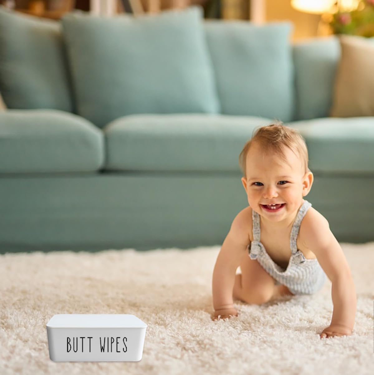 Butt Wipes Dispenser 7.28" L * 4.80" W * 2.75" H