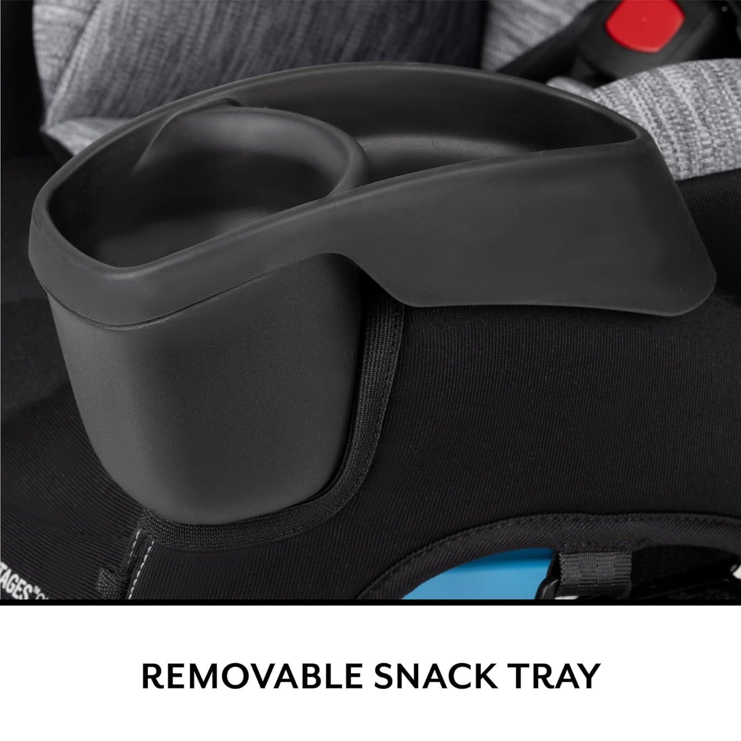 All4Stages Slim Plus Canopy 4-in-1 Convertible Car Seat (Baker Gray)