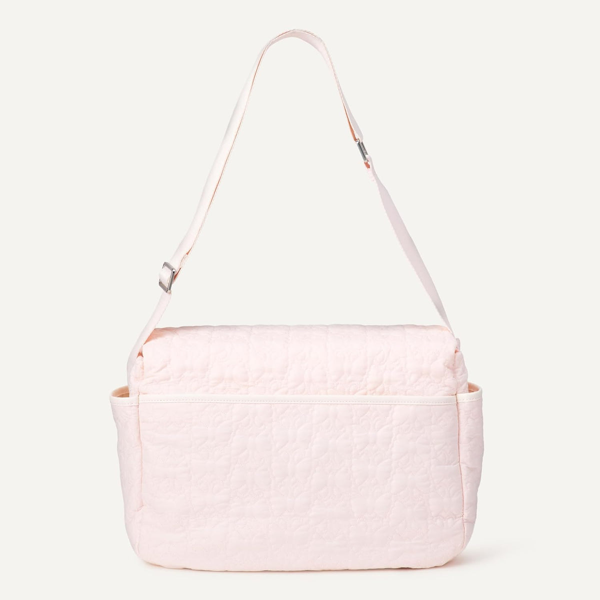 x Sofia Grainge Women's Quilted Diaper Tote Bag with Multiple Pockets, Zip-top Closure with Flap