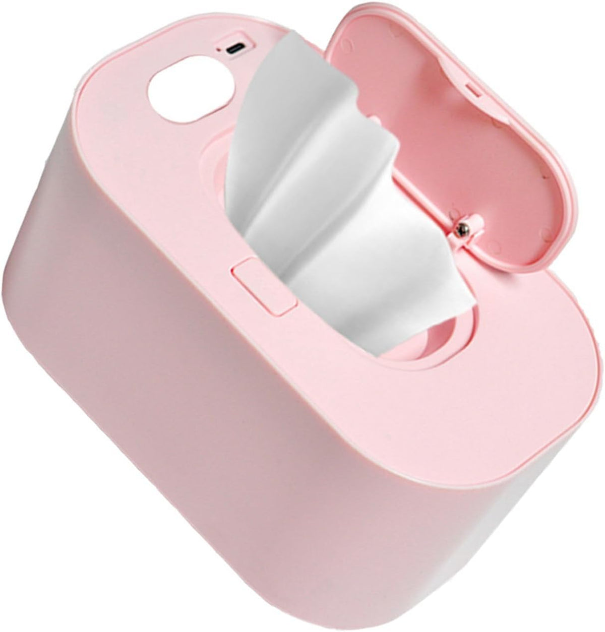 Baby Wipe Warmer Baby Wipe Heater Even Heating Wet Wipes Warmer and Dispenser USB Powered Wipe Warmer for Babies, Holding 80pcs Wipes (Constant Temperature)