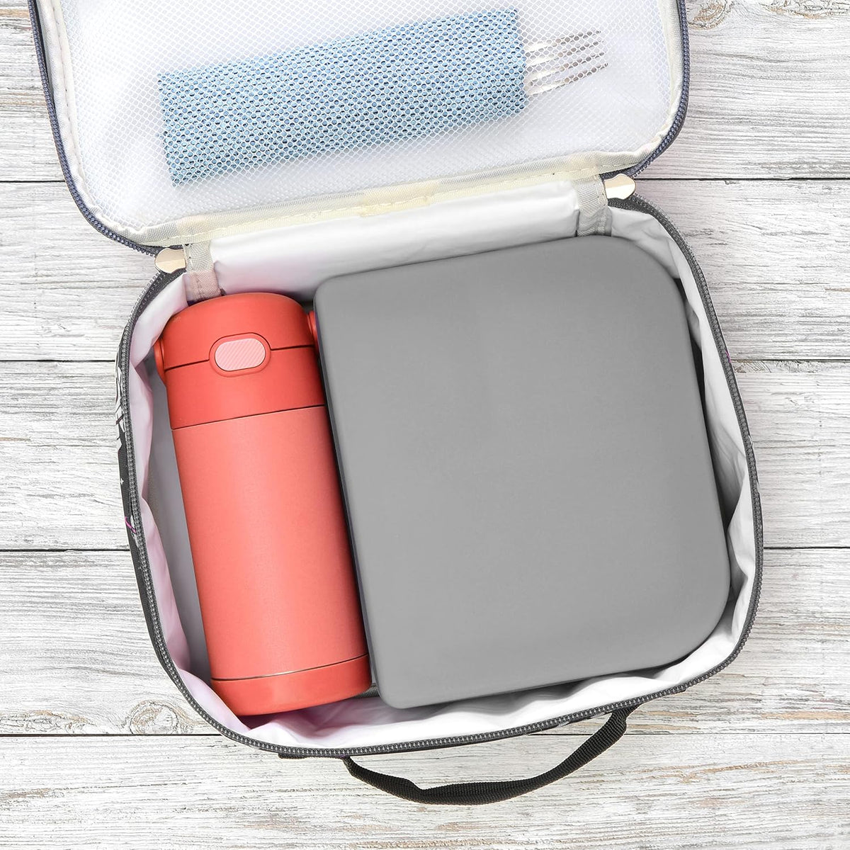 Unbreakable Silicone Lunch Box for Kids and Adults - Leak Proof Divided Bento Box (Plum)