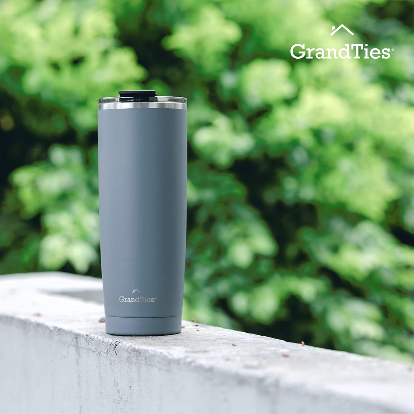 Insulated Coffee Tumbler Cup w/Tritan Lid | Leak Proof, Reusable, Double Walled Vacuum Stainless Steel Water Bottle Travel Mug | Thermal Cups for Hot and Cold Drinks | 20oz | Periwinkle