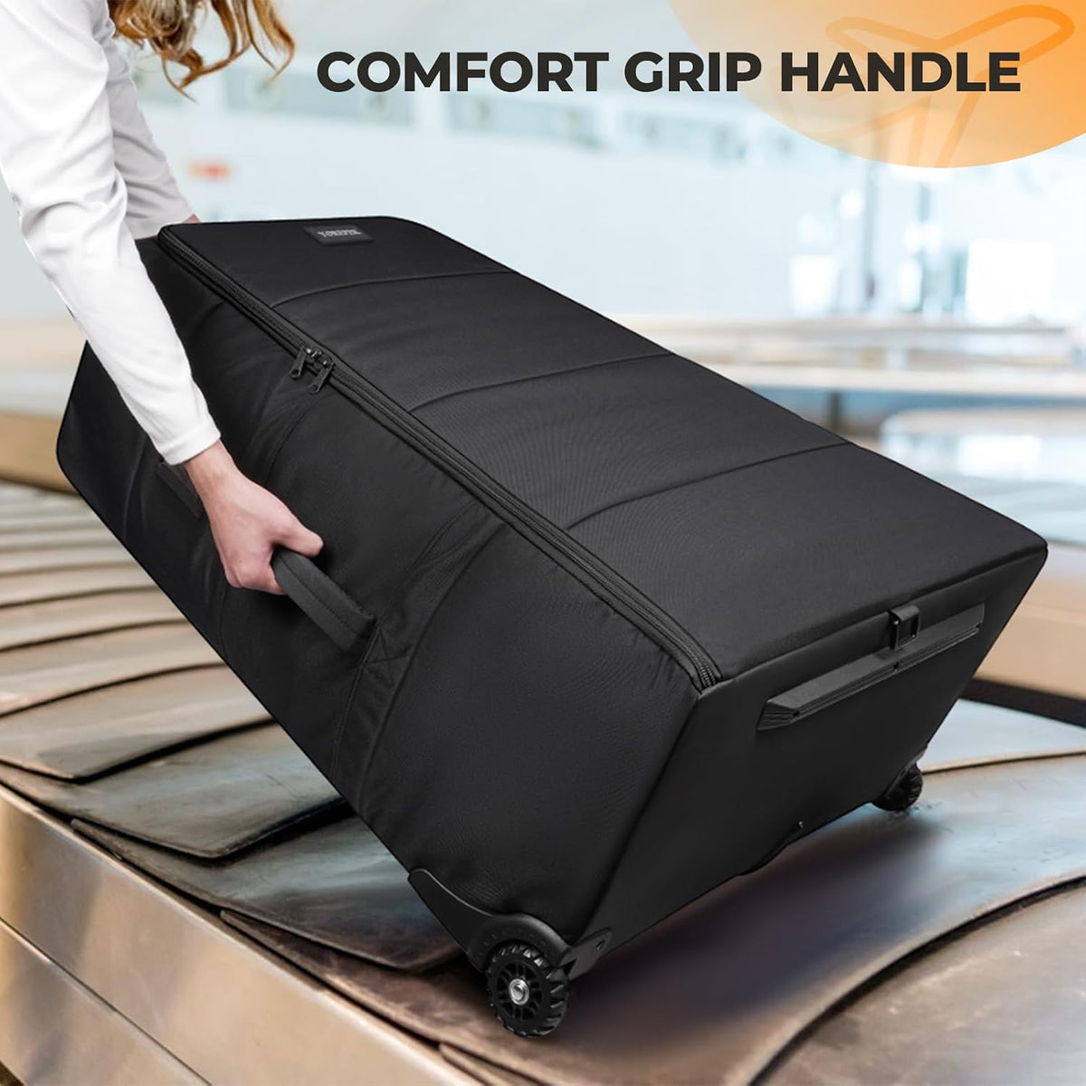 No Wheel Removal Needed Stroller Bag for Airplane Travel