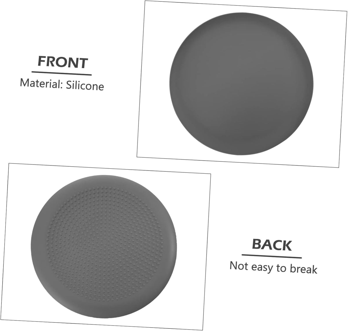 Silicone Plate Mat Small Purple Nonslip Insulated Tableware for Kitchen
