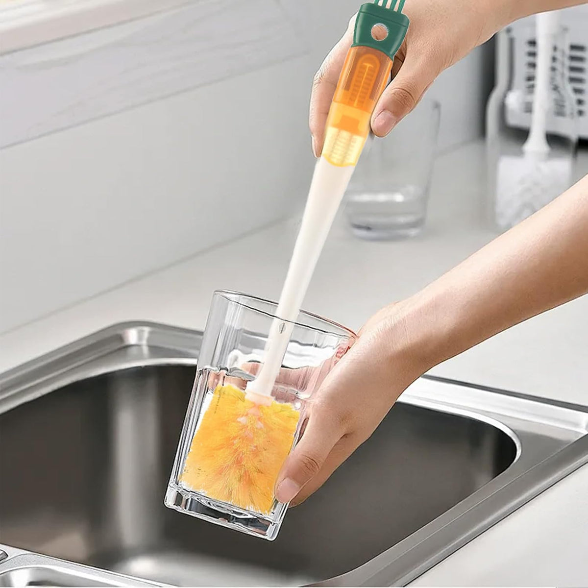 Baby Bottle Brush Cleaner,5 in 1 Water Bottle Cleaner Brushes for Cleaning