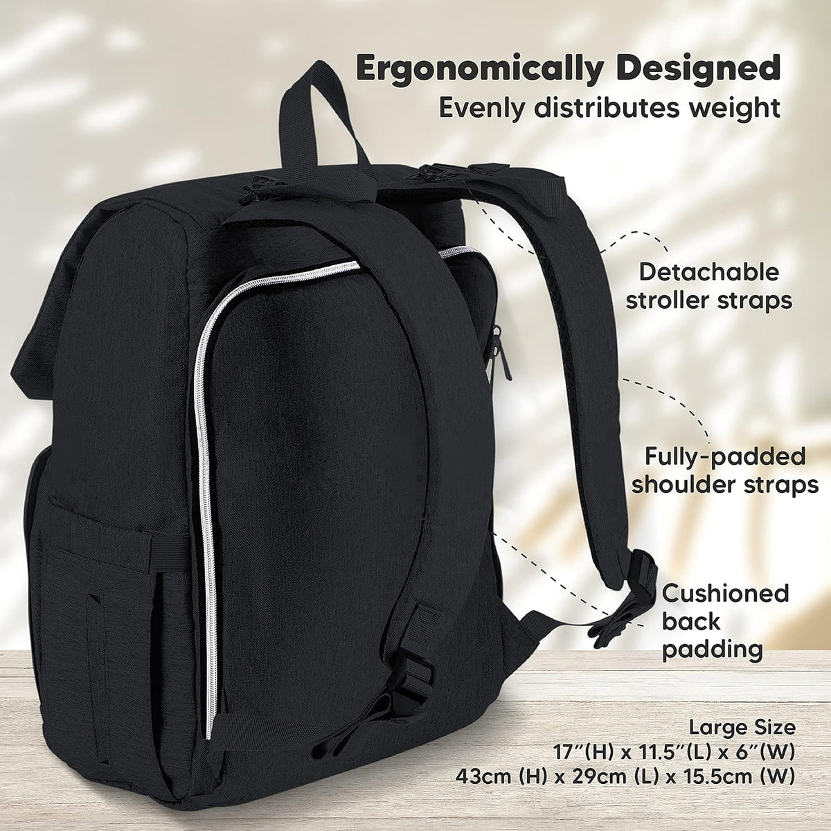Portable Diaper Changing Pad and Diaper Bag Backpack - Waterproof Foldable Baby Changing Mat - Waterproof Multi Function Baby Travel Bags - Diaper Changing Station- Travel Diaper Change Pad