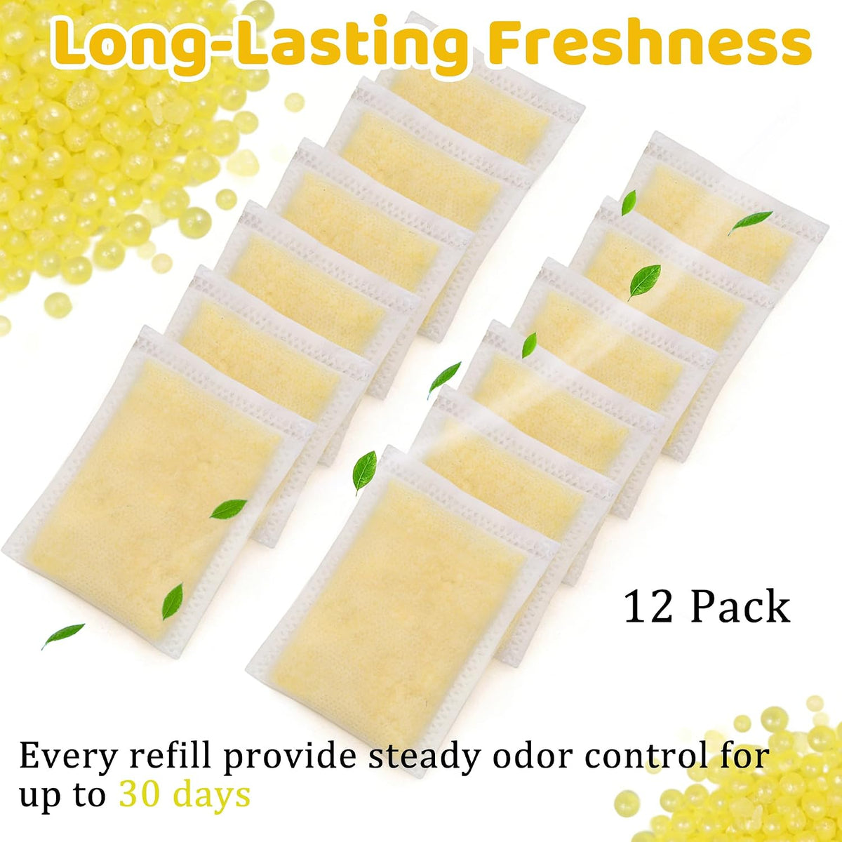 12 Pack Diaper Pail Deodorizer for Diaper Genie Complete Pail