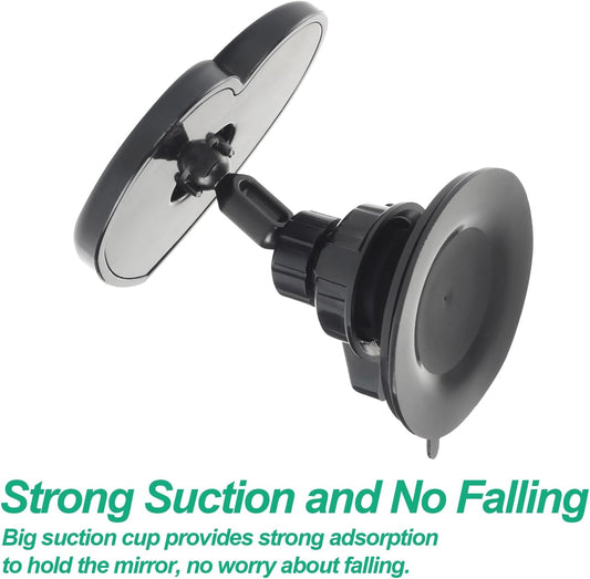 Baby Car Mirror Rear Facing,Convex Rear View Baby Mirrors for Cars,Automotive Interior 360 Degrees Adjustable Love Mirrors to See Kids,Babies,Infants and Newborn(Suction Cup Install)
