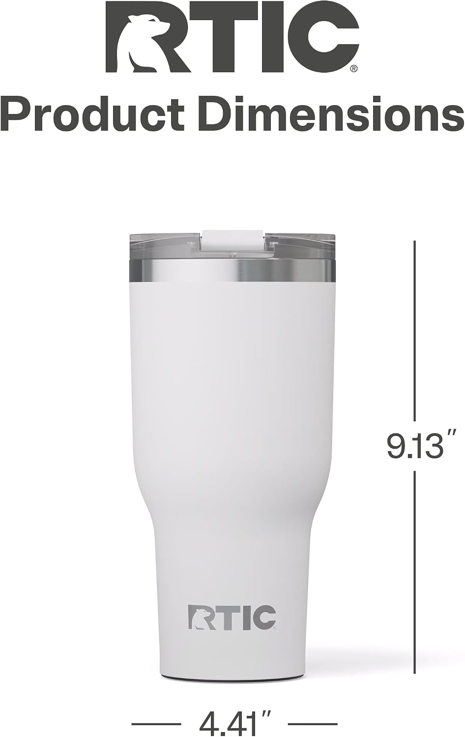 20oz Essential Tumbler with Lid, Ceramic Lined, White | Insulated, Stainless Steel Metal, Portable Travel Cup for Hot and Cold Drinks, Coffee, Car, Camping and Travel