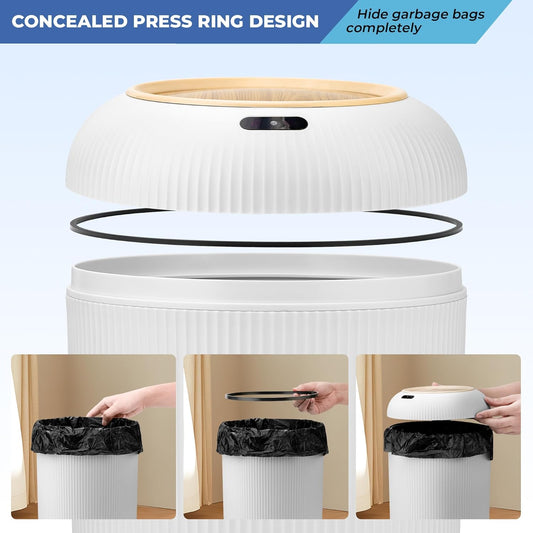 Smart Sensor Wastebasket, Convenient and Hygienic Easy to Use