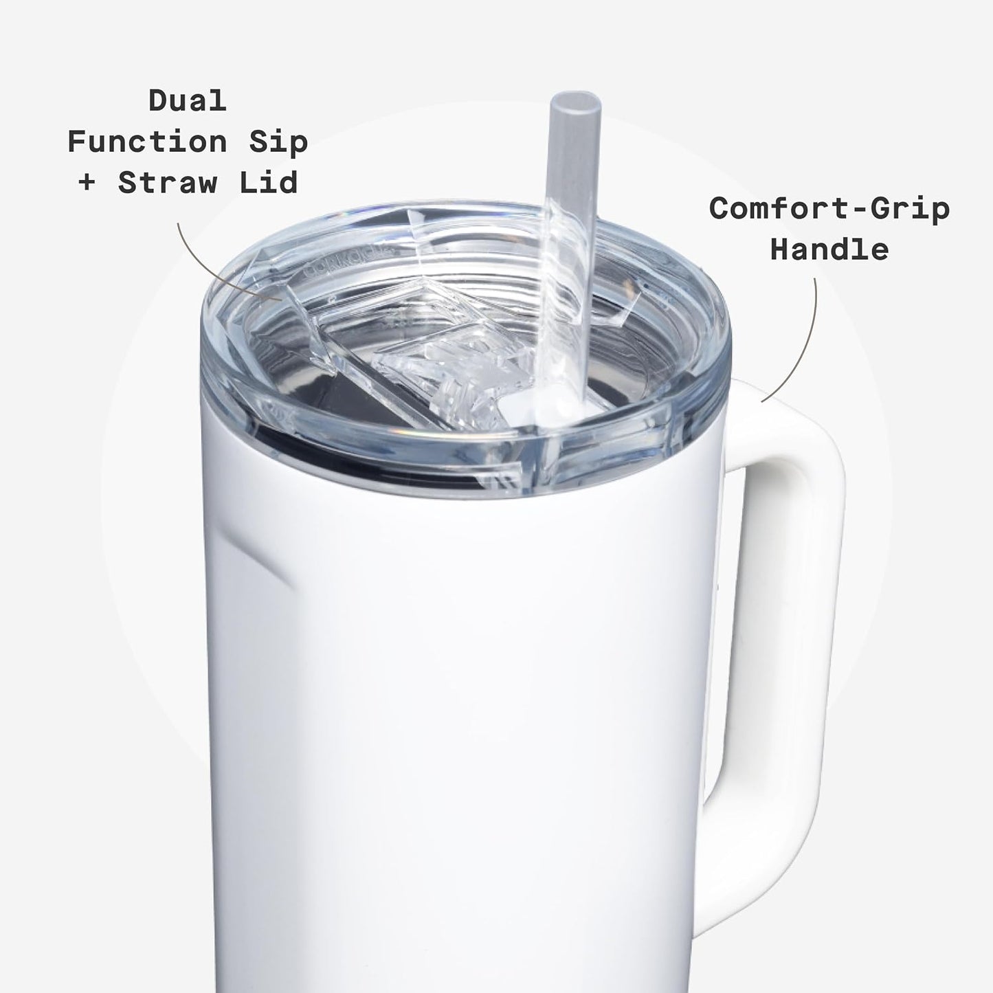 Cruiser Insulated Tumbler - Keeps Drinks Cold 20 Hours - Triple-Insulated Stainless Steel - Spill-Proof Lid - Summer Drinkware Gift - Keeps Drinks Ice Cold - 40 oz - Gloss Powder Blue