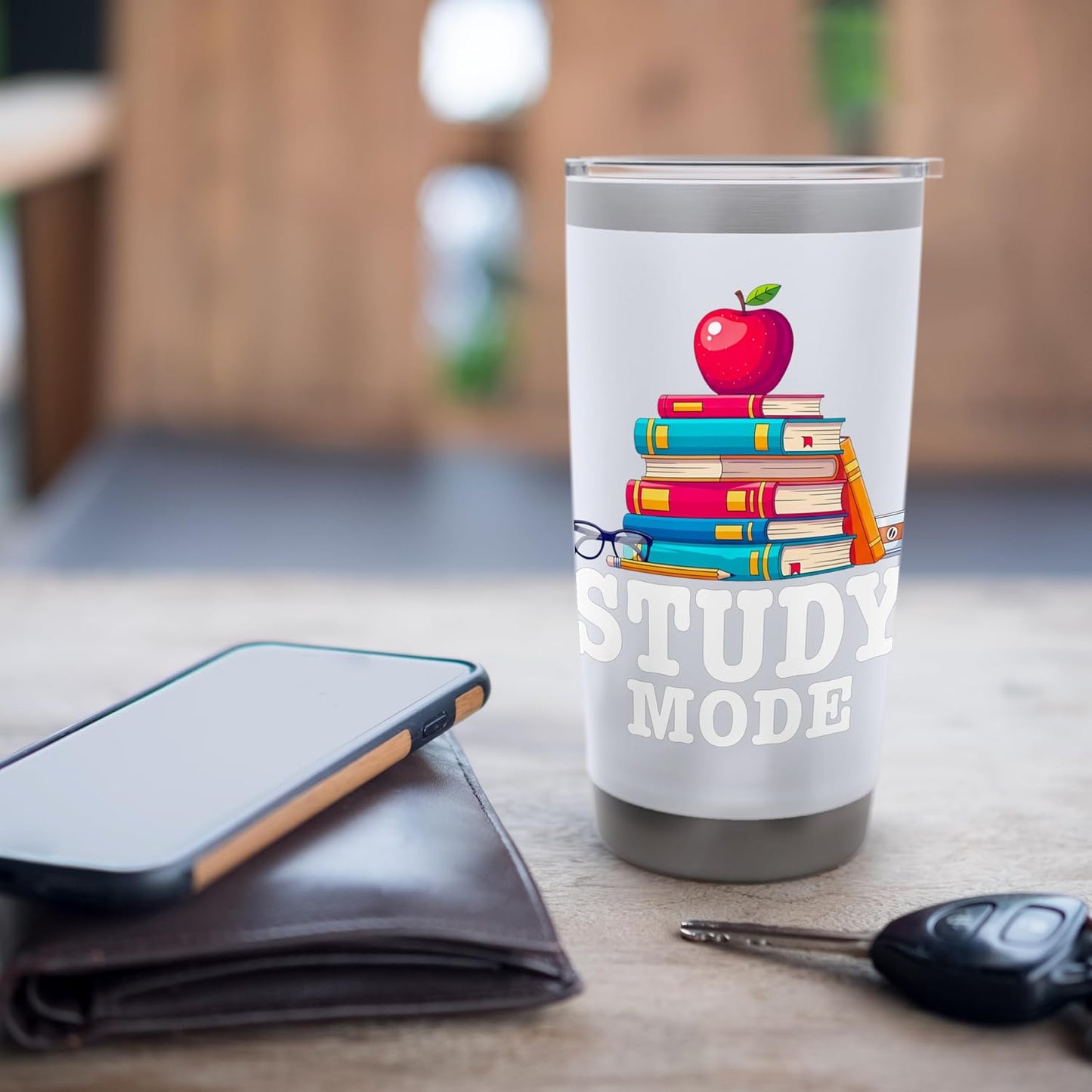 School - Study Mode Stainless Steel Insulated Tumbler