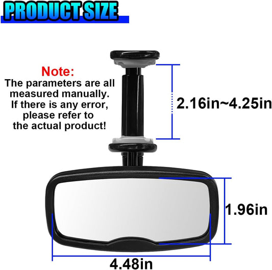Baby Car Mirror, 360° Swivel Clip-On Car Interior Rearview Mirrors