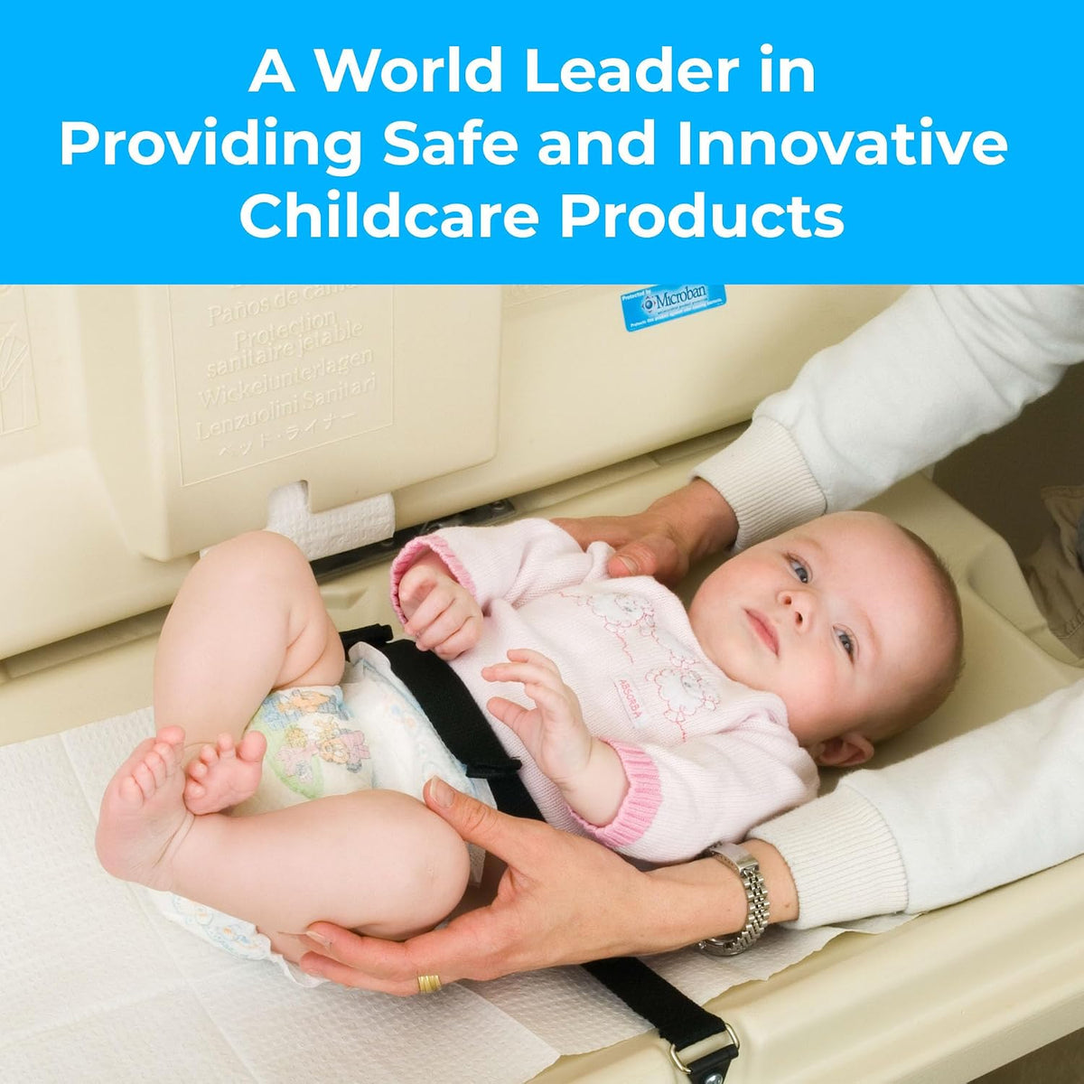 Sanitary Bed Liners for Baby Changing Stations – 3-Ply Biodegradable, Moisture-Resistant Quilted Liners, Eco-Friendly - 500 Liners (Model KB150-99)