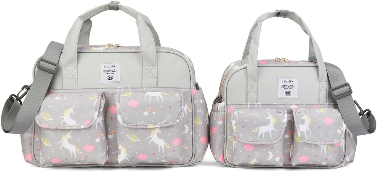 Diaper Bag Tote,Mommy Bag for Hospital,Crossbody Waterproof Baby Storafe Bag,Cute Baby Nappy Bag for Mom