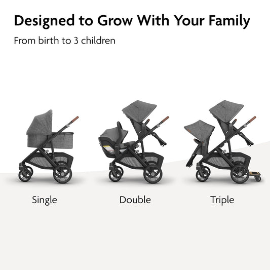 Vista V3 Convertible Single-to-Double Stroller - Owen