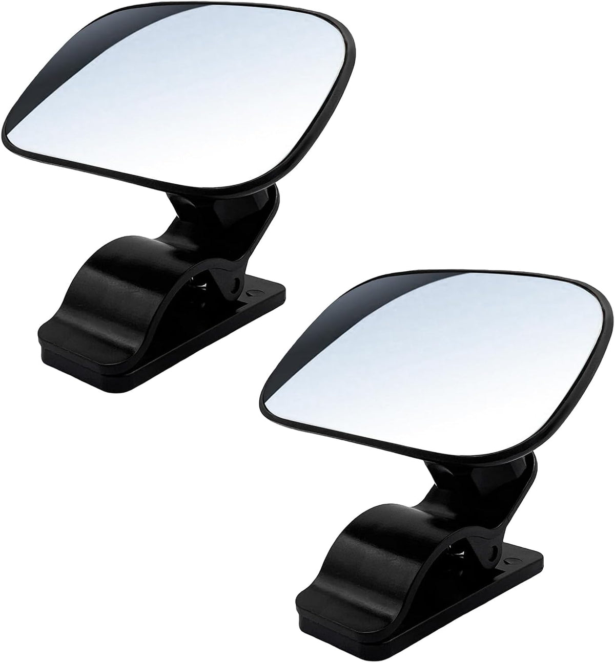 Baby Car Mirror, Car Seat Mirrors, Wide Angle Convex Clip-on Mirrors, Universal Auto Interior Accessories Children Backseat Adjustable Rearview Mirror for Viewing Rear Passengers