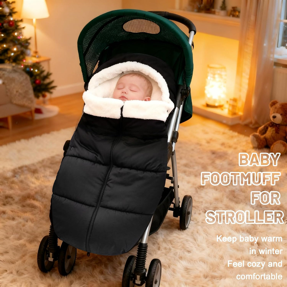 Winter Bunting Bags Universal, Baby Stoller Sleep Bag, Toddler Footmuff