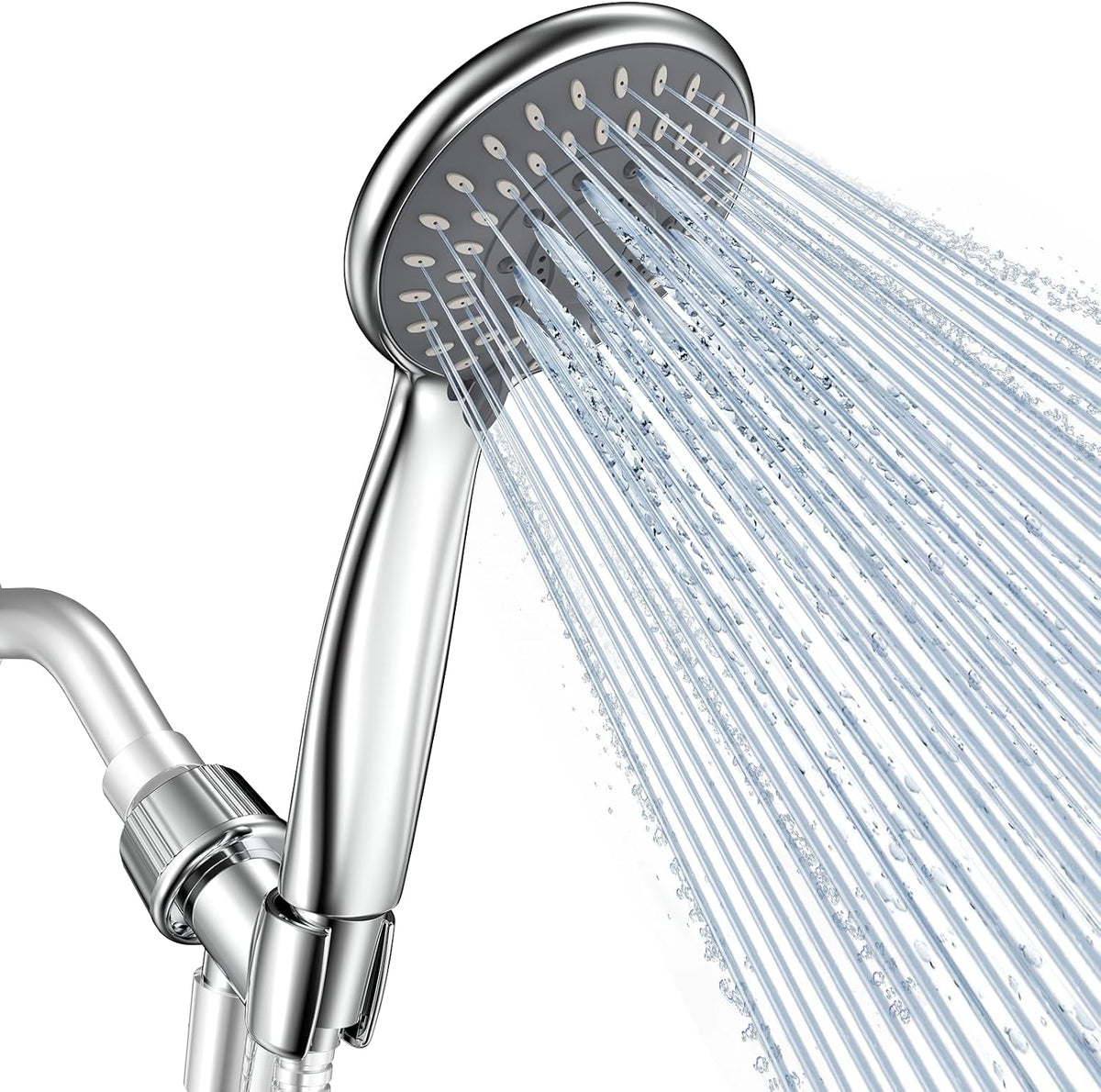 Handheld ShowerHead with High Pressure, Low Pressure Optimized Flow