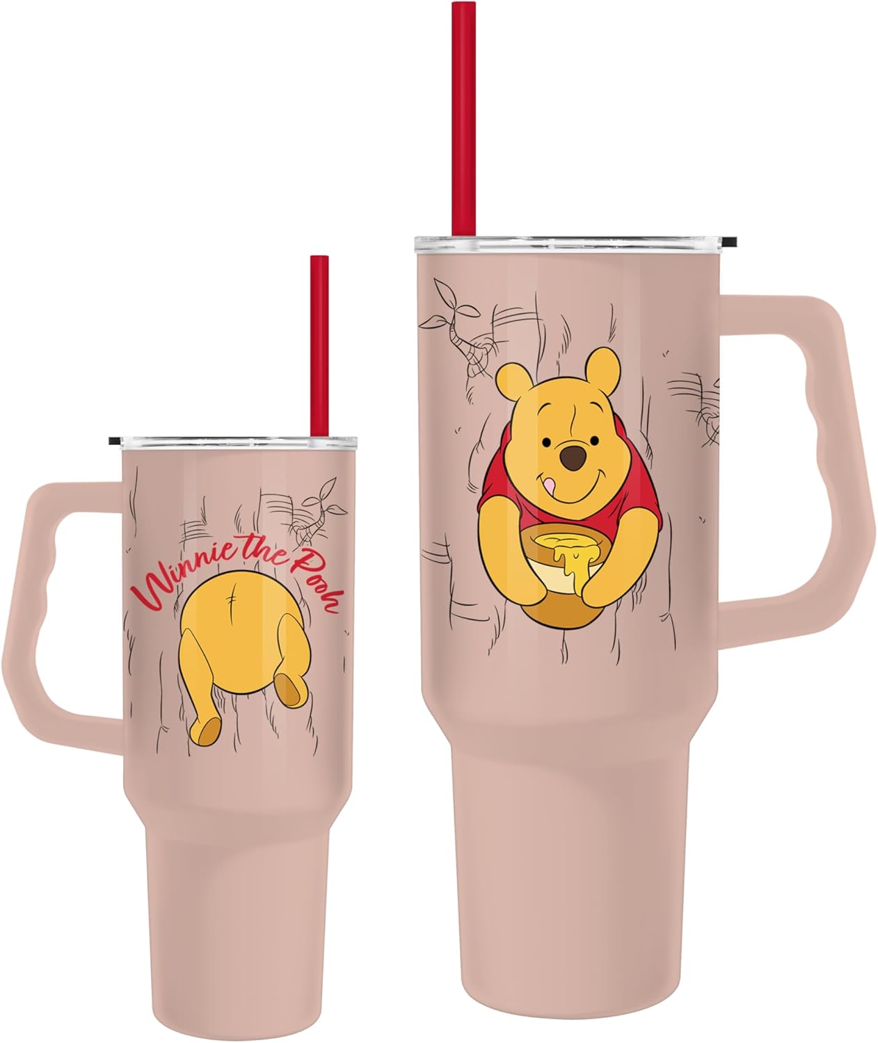 Lilo and Stitch Wink Face, Stainless Steel Tumbler, 40oz | Make Some Waves, Rhinestone, Disney, Double Walled, Includes Handle and Straw, Fits in Cup Holder, 1.18 Liters - Colors A
