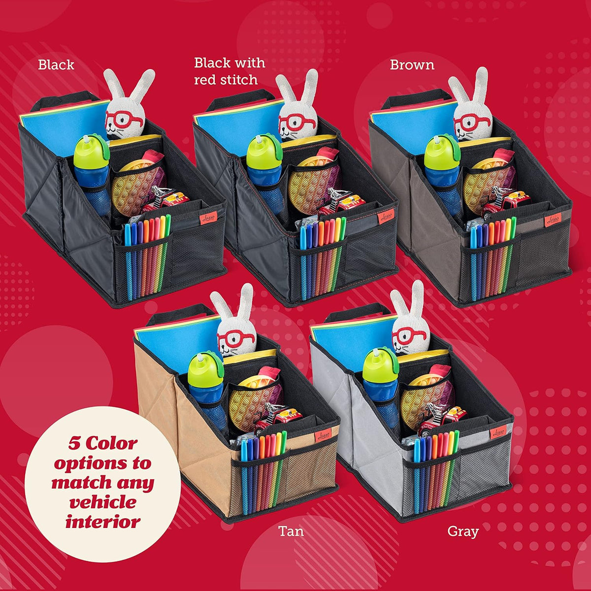 Car Seat Organizer for Front or Backseat - Great for Adults & Kids, Features 9 Storage Compartments for Toys, Magazines, Tissues, Maps, Books, Documents, Games & More (Unicorns)