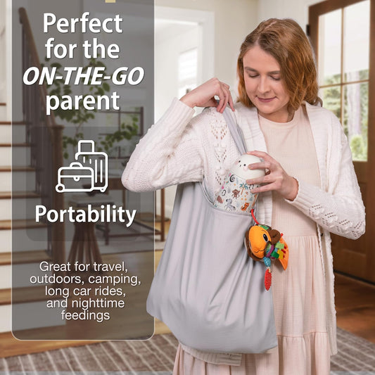 Portable Baby Bottle Warmer – Cordless Travel Warmer, USB-C Fast Charging, 17oz Large Capacity, Precise Temp Control for Breast Milk & Formula, Rechargeable for On-The-Go Newborn Feeding