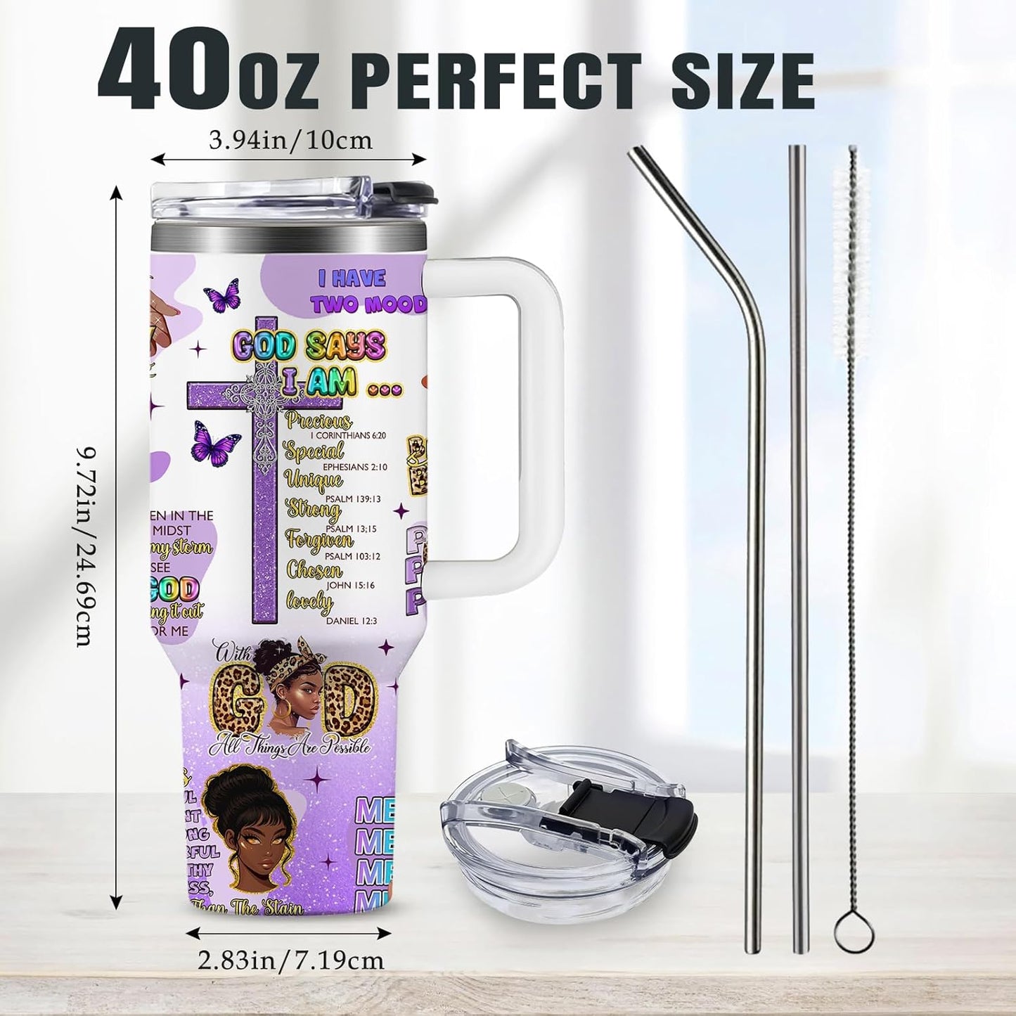 Funny Cat Coffee Mugs Fighting Cat Riding Dinosaur Dino Cups for Boys 40oz Cats T-Rex Travel Coffee Tumbler with Handle and Lids, Animal Cats Lovers Gifts for Women Men