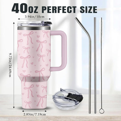 Funny Cat Coffee Mugs Fighting Cat Riding Dinosaur Dino Cups for Boys 40oz Cats T-Rex Travel Coffee Tumbler with Handle and Lids, Animal Cats Lovers Gifts for Women Men