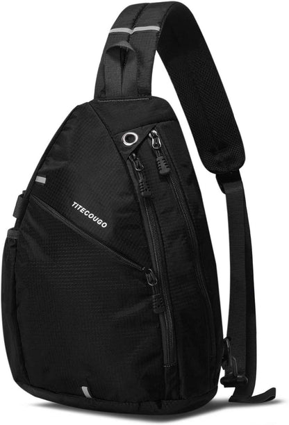 Sling Bag Crossbody Shoulder Outdoor Travel Hiking Backpack for Women & Men